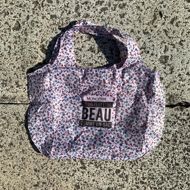 送料無料 Monoprix モノプリ エコバッグ パリシェモア