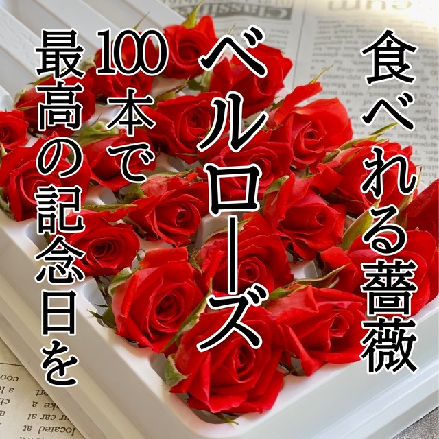 ベルローズ 1パック 入 食用ミニバラ 食用花 愛知県産 ケーキ 飾り 新鮮野菜とフルーツのお店 旬屋