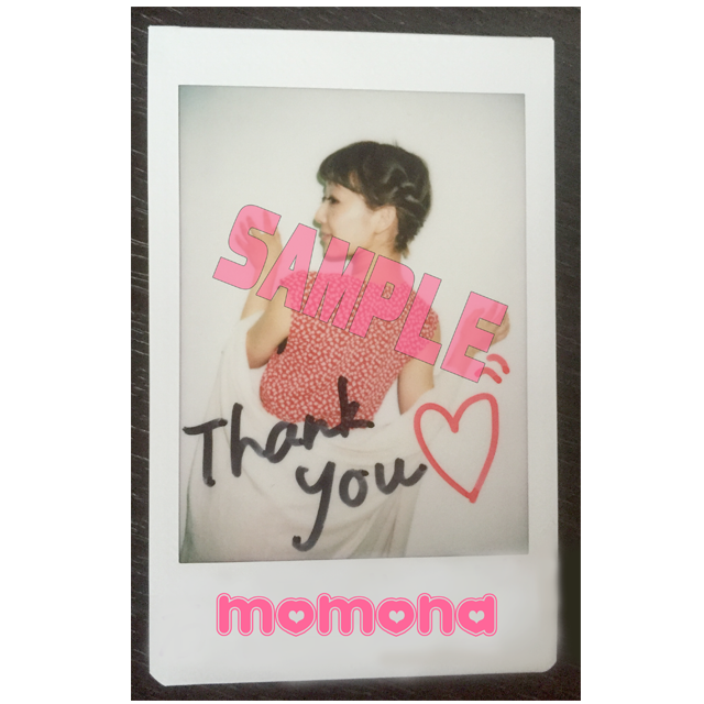 Momonaプレミアムオリジナルサイン入りチェキ Momona Official Webshop