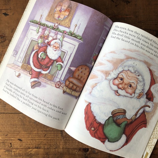 ヴィンテージ 洋書 絵本 The Night Before Christmas クリスマス 英語 E Vintage ヴィンテージ 洋書 雑貨のお店