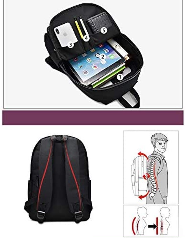 Jpcs トイレバインド花子くんバックパック アニメデイパック アニメバックパック3dプリント軽量ラップトップバッグアニメ 愛好家のためのラップトップ旅行キャンプリュック Az Japan Classic Store