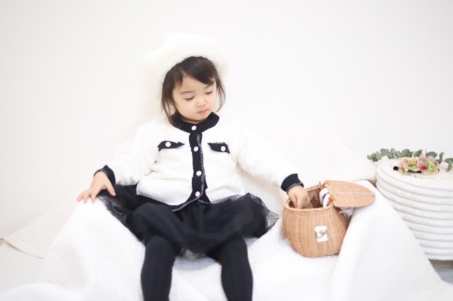 セミフォーマルカーディガン ワンピース セットアップ Mini Closet