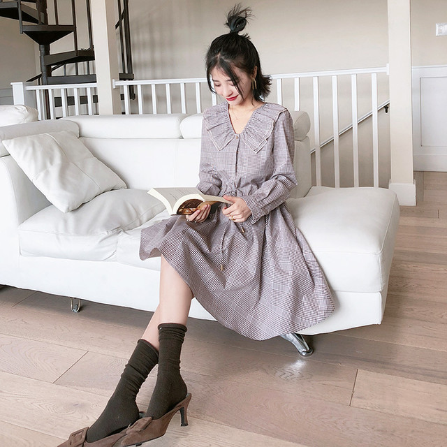 珍しい レディース ワンピース 春夏 新作 チェック柄 Vネック ミニ丈 ガーリー フェミニン リボン 七分丈 大人可愛い レトロ お出かけ デート 日本未入荷 入手困難 Www Centrodeladultomayor Com Uy