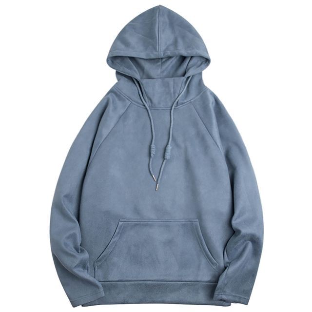 予約販売 ビッグシルエットパーカー メンズ 秋冬 プルオーバー オーバーサイズ ハイネック 無地 ベージュ ブルー トレンド 防寒 お洒落 韓国 暖かい 大きいサイズ M L Xl 2xl Favoriteselect