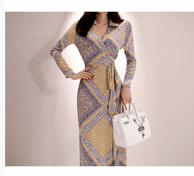 ワンピース 花柄 韓国 ファッション レディース ワンピース パーティードレス ロング マキシ 秋 冬 パーティー ブライダル 結婚式 お呼ば Basecamp49