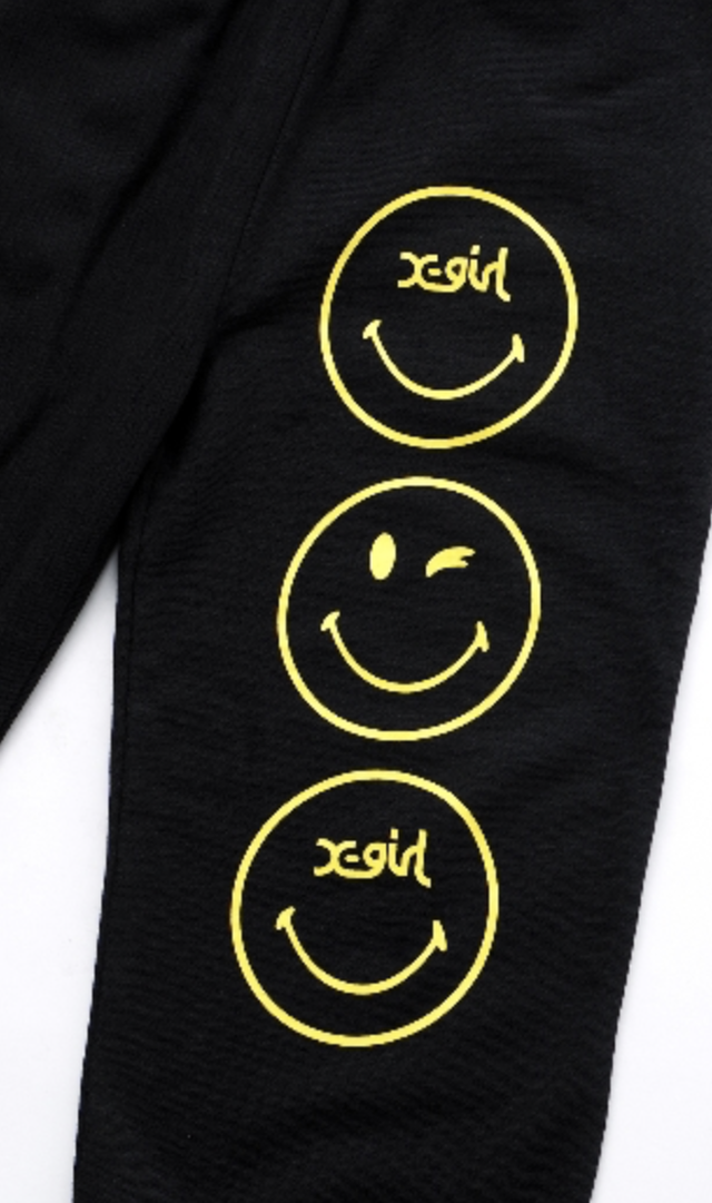 X Girl X Girl Chinatown Market Smiley R Sweat Pants チャイナタウンマーケット コラボ スウェットパンツ Xgirl Xg エックスガール Inception