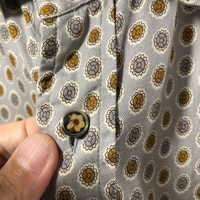 Niche 小紋柄半袖シャツ Rubytuesday