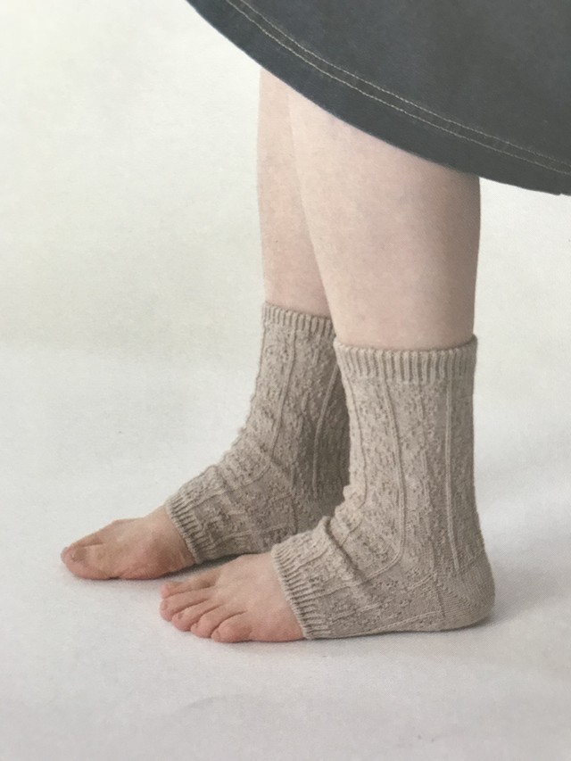 Organic Garden リネン コットン リンクス柄 サンダルソックス Piece Online Shop