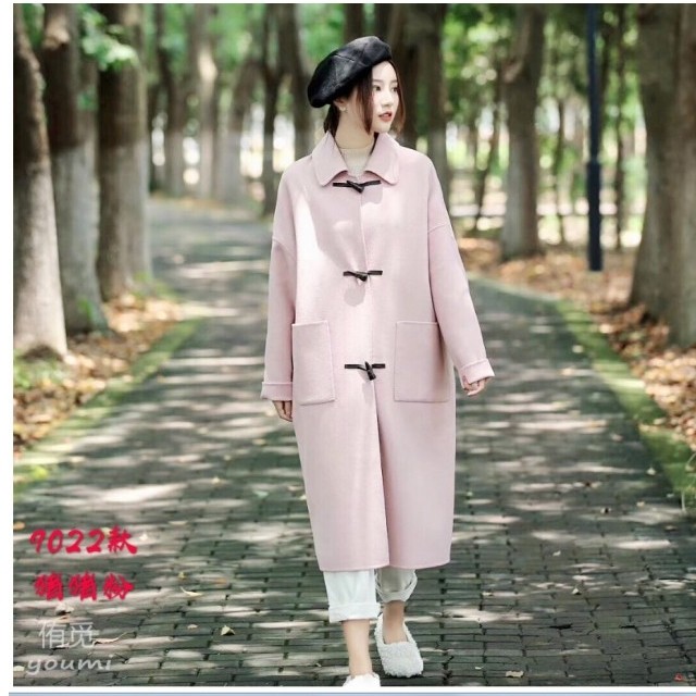 大きいサイズ アウター レディース 春夏 ダッフルコート レディース アウター ロングコート ウール 襟大きめ フェミニン ガーリー フェミ Basecamp49