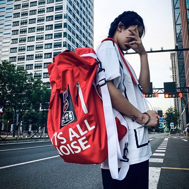 サンドバッグ型 ストリート バックパック 韓国レディースファッション 通販 Unique Factor ユニークファクター