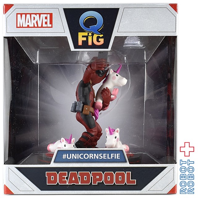 Q Fig Marvel デッドプール ユニコーンセルフィー フィギュア Robotrobot