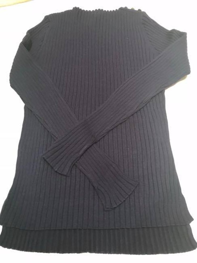 コットンカシミヤ素材リブ編みセーター Aldridge Blendo アルドリッジ ブレンドオ ネイビー Blendo ブレンドオ 40代 50代女性セレクトショップ 通販