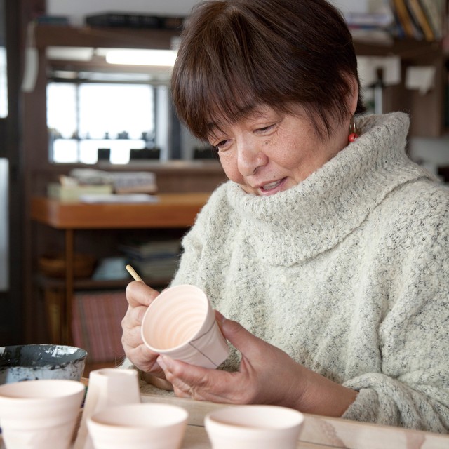やきもの工房こすず 探 遊び かに Arita 地の盃