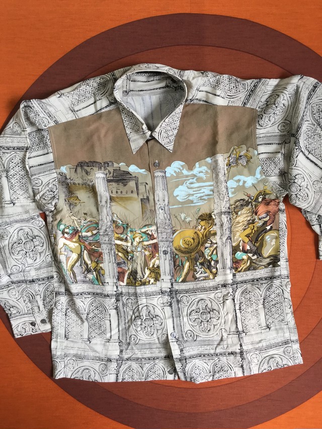 Celine ヴィンテージ スカーフ柄シャツ ナポレオン Mikotonori