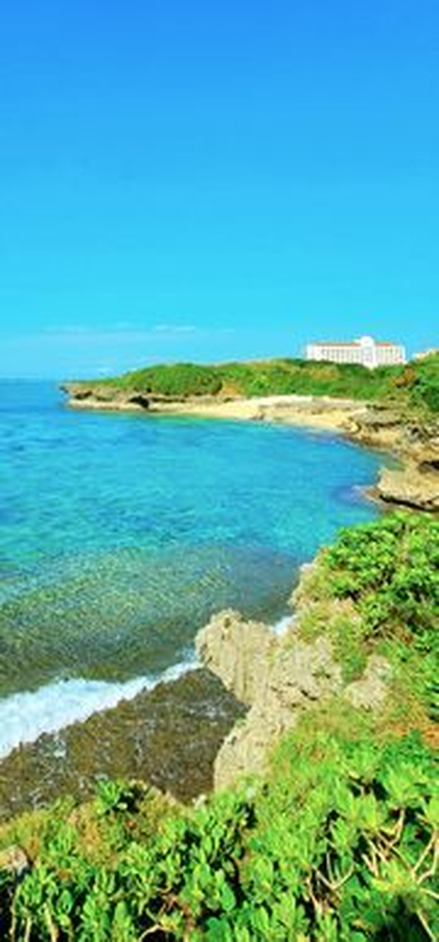 沖縄の青い海 青い空 壁紙 スマホ待ち受け画像 Galaxy Note Ultra Iphone Oki Para