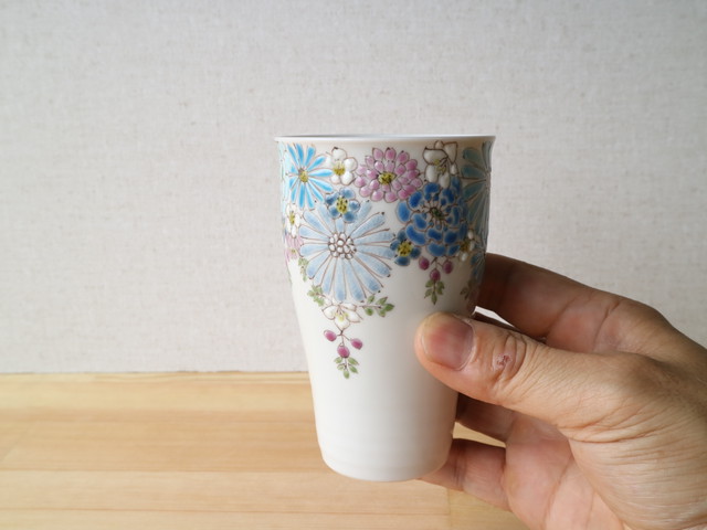華 タンブラー 各(青 / 赤)