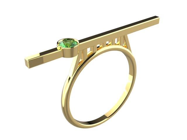 K18YG Ring