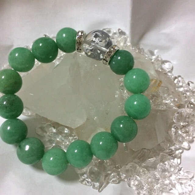 翡翠 ブレスレット Renacrystal