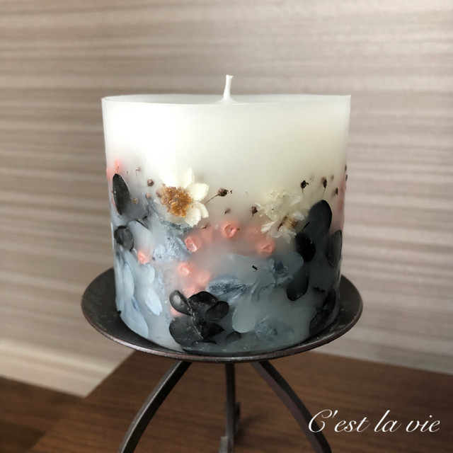 花キャンドル C Est La Vie セラヴィ Flower Candle