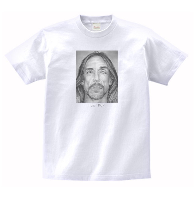 音楽 バンド シネマ Iggy Pop 白 Tシャツ Roc224 Boo Tシャツ専門店