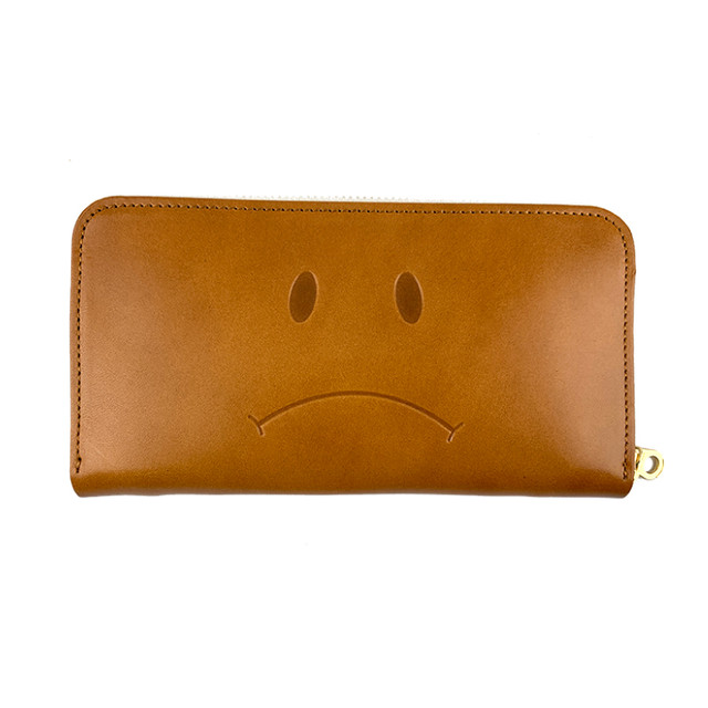 Tideway タイドウェイ 本革 長財布 ヌメ スマイル オア クライング ロングウォレット メンズ レディース 日本製 Brotherhood