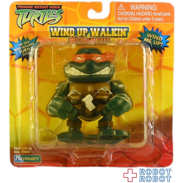 プレイメイツ タートルズ Tmnt ワインドアップ ミケランジェロ Robotrobot