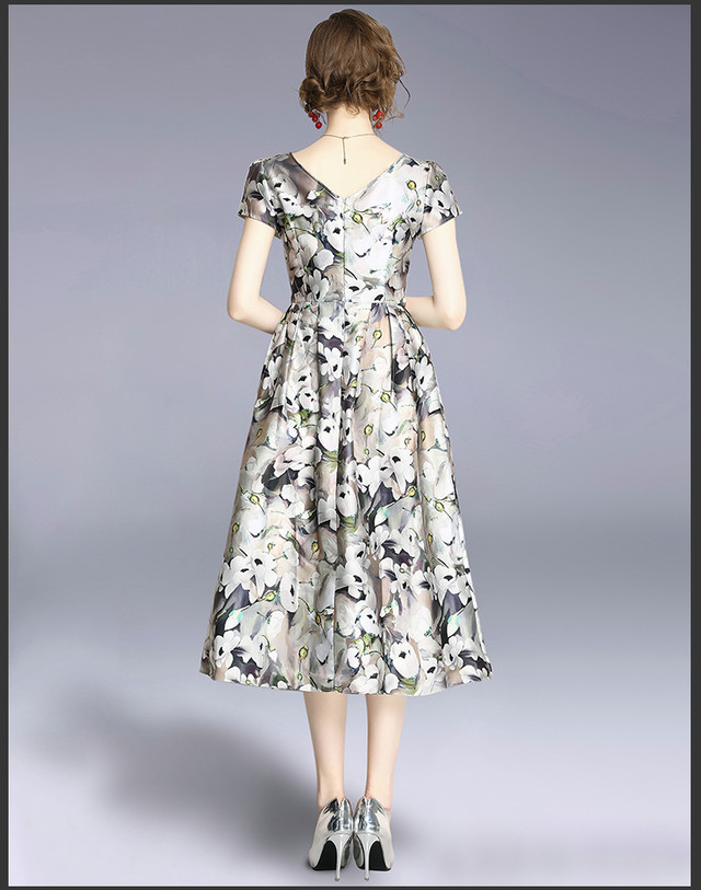 Mtndrsb V0019 花柄 ロングワンピース マタニティ ドレス 結婚式 お呼ばれ ワンピース マタニティ フォーマルワンピース 袖付き ロングドレス 19新作ドレス Onlythebestオンリーザベスト