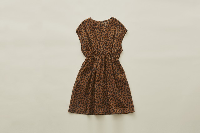 Elfinfolk エルフィンフォルク ss Leopard Dress レオパード柄ワンピース サンドレス Peachs