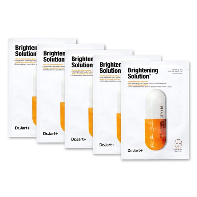 ドクタージャルト ダーマスク マイクロ ジェット ブライトニング ソリューション 5枚セット 韓国コスメ Dr Jart マスク パック スキンケア 送料無料 Allure