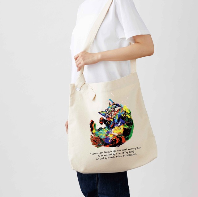 【NEW】クラフトリングショルダー 2021.TOMOKO KATOU ”眠り猫”【3色展開】 ★全国送料無料★