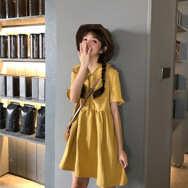 ガーリーコーデに ひざ丈ワンピース 大人可愛い ミモレ丈 フリル フェミニン オルチャン 双子コーデ デイリー 夏 お出かけ デート Ptnym1492 Shop Suba