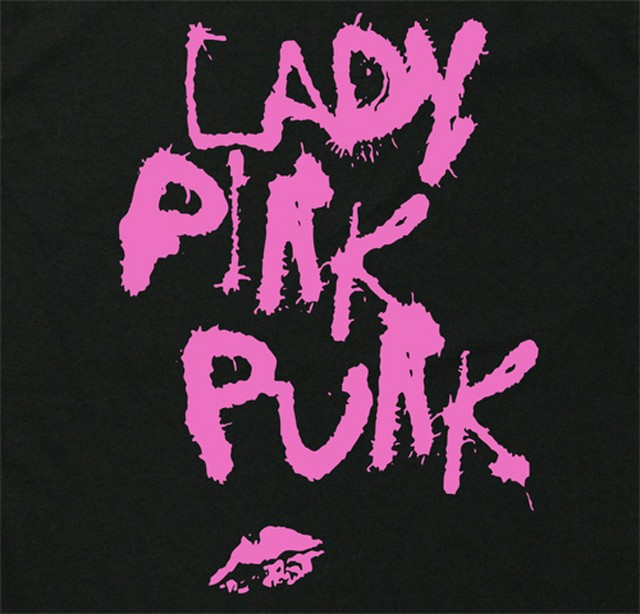Lady Pink Punk Rock パンク ロック イラスト ロゴ ラグラン 七分袖ｔシャツ Utn42 Unou