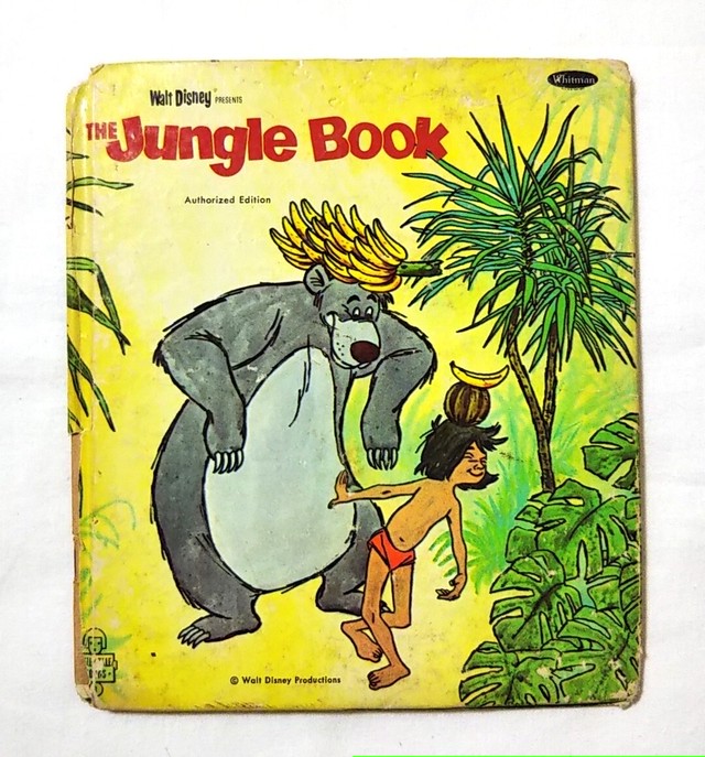 The Jungle Book ジャングルブック 洋書絵本 ミニ絵本 1967年 ホイットマン ディズニー ヴィンテージ Linus Blanket