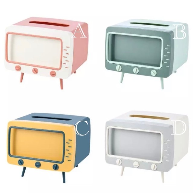 Tv型スマホスタンド ティッシュケース Papillon