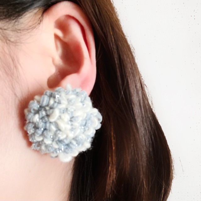 Punch Needle Pierce パンチニードルピアス Handmade Shop Tante