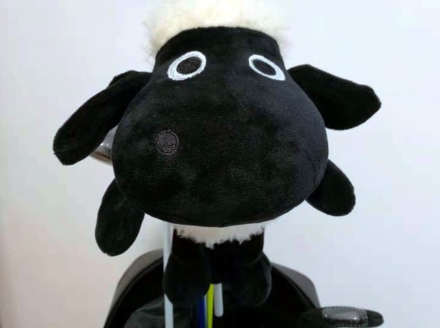 ３本セット 羊 ゴルフクラブ ヘッドカバー Head Cover 1wドライバー ３wウッド スプーン ５wウッド クリーク Roccogolf