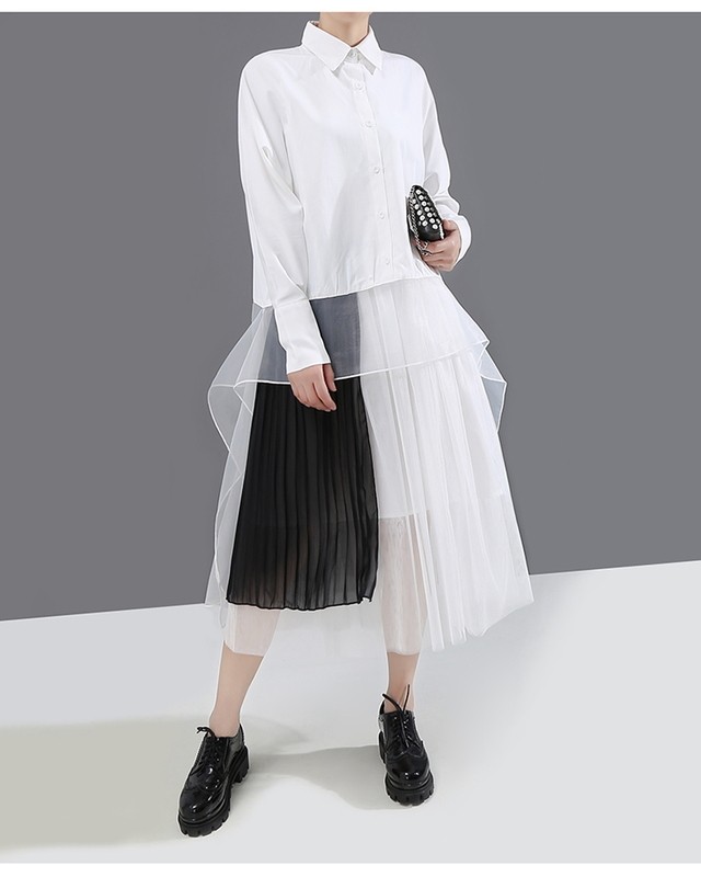 モード系 シャツ レース ショート丈 大人きれいめ ホワイト ブラック カジュアルモード フェミニン 代 30代 大人きれいな私を叶える Marriages