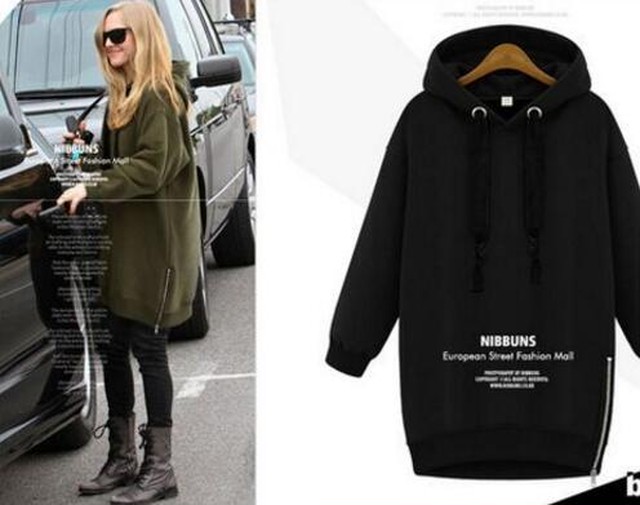 フード付裏起毛ロングパーカー レディース V Ea6b 976 19秋冬新作 レディース 韓国ファッション 直輸入通販 セクシーワンピース クールカジュアル 全品送料無料 Ukky Franky