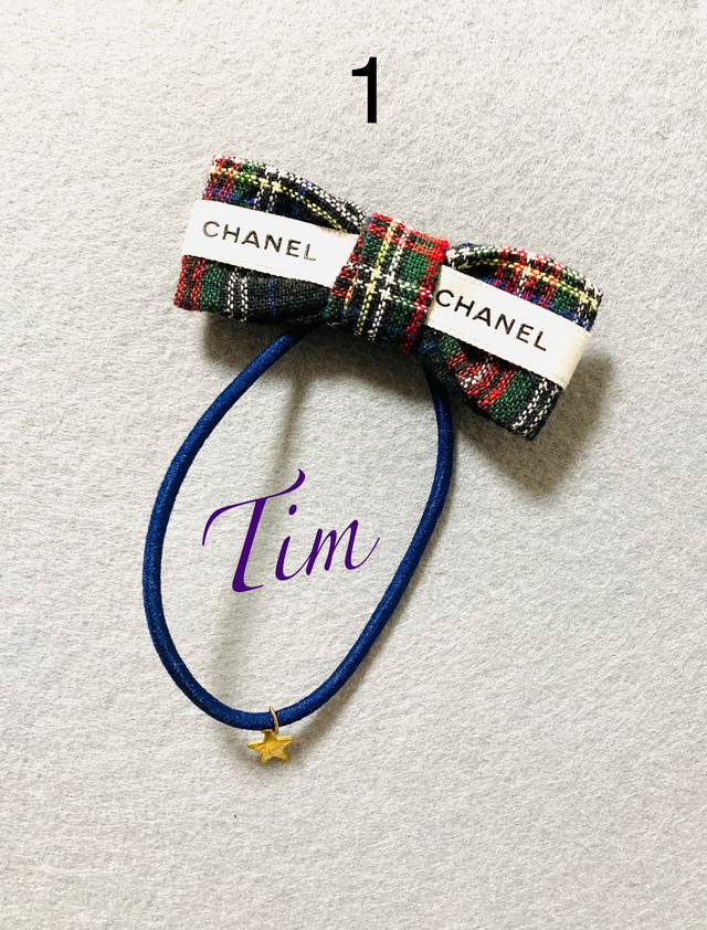 Chanel風 ヘアゴム Tim