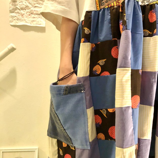 リメイク パッチワーク ワンピース Repock Make Recommend