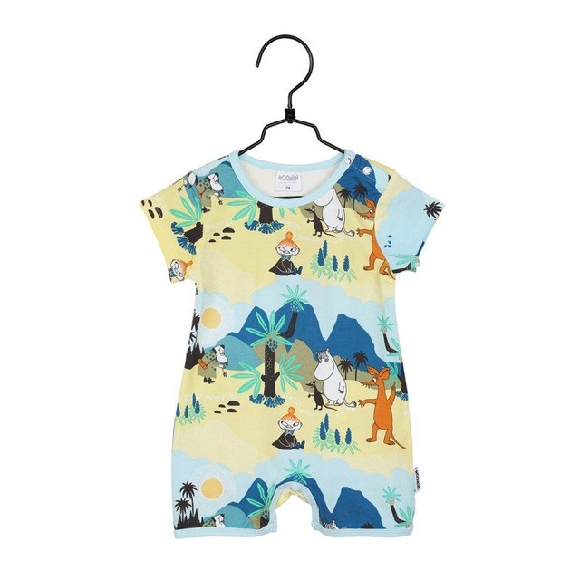即納 Size 60 70 75 80 日本未入荷 ロンパース 春夏ベビー服 赤ちゃん 半袖 Moominムーミン Yuizselect