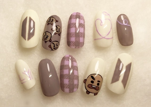 Bt21 ネイルチップ Shooky Ver Ps Nail