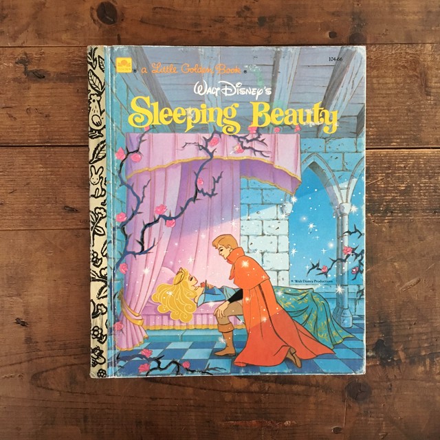 ヴィンテージ 洋書 絵本 Sleeping Beauty 眠れる森の美女 ディズニー リトルゴールデンブック 英語 E Vintage ヴィンテージ 洋書 雑貨のお店