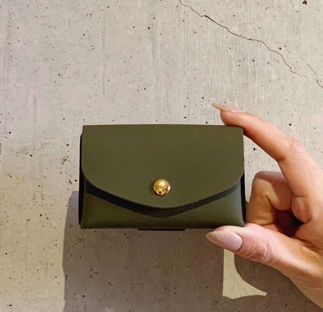 enrich everyday × com-ono Everyday TINY Wallet/KHAKI × ORANGE(カーキ × オレンジ)