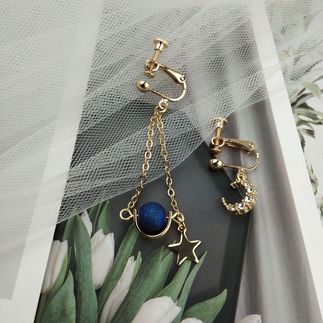 予約 925シルバーイヤリングかわいい夢5つ星イヤリング手作りイン学生イヤリング人格潮女性イヤリング耳クリップ 大人ガーリー スウィート キュート カジュアル 指輪 銀 4 Brile Accessory Piiiya