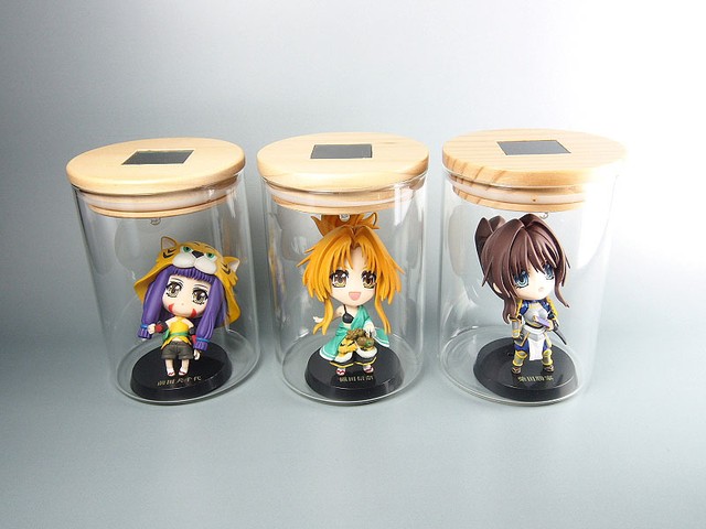 ねんどろいど専用 自動点灯led照明付き一体用ガラスケース 1個 工房 津軽moss