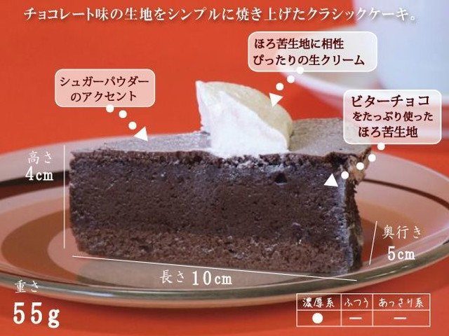 業務用 最高級冷凍ケーキ クラシックチョコレートケーキ オヤジピーマン