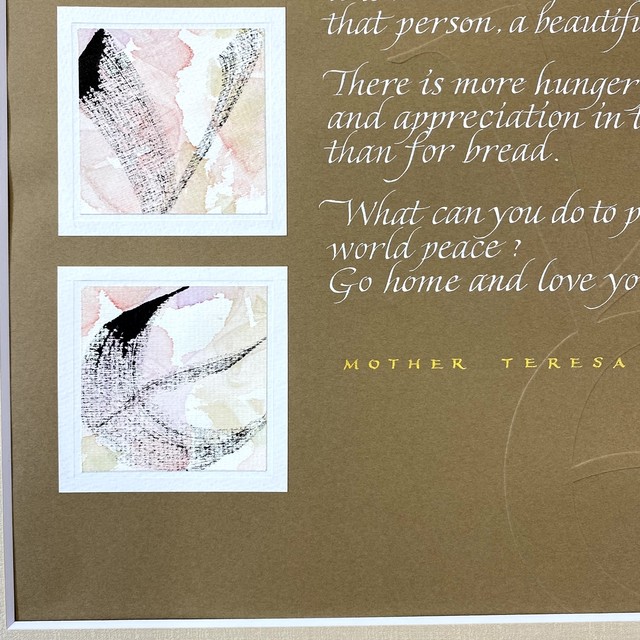 Love マザーテレサの愛の名言 Moji Kami