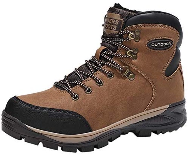 Jpcs Alvisto スノーシューズ メンズ 防水 防寒 バイク ブーツ 裏ボア 本革 耐衝撃性 スノーブーツ 滑り止め トレッキング アウトドアブーツ ハイカット スノトレ 黒 ショートブーツ 厚底 滑らない 冬 靴 雪対応 Az Japan Classic Store