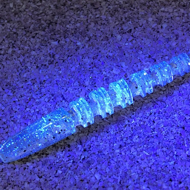 鯵狂2 6インチ限定カラー ケイムラゴールド Yoheycraft 自作ワーム素材販売 ハンドポワードワーム販売